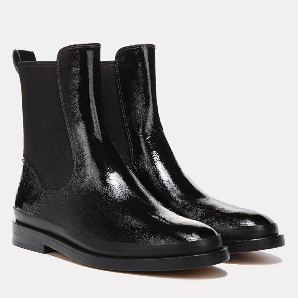 VINCE Cecyl Patent Ankle Boot